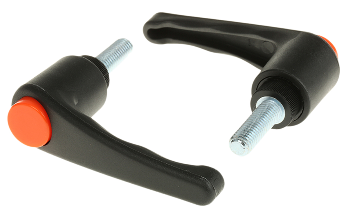 RS PRO Stainless Steel Clamping Lever, M10 x 30 mm