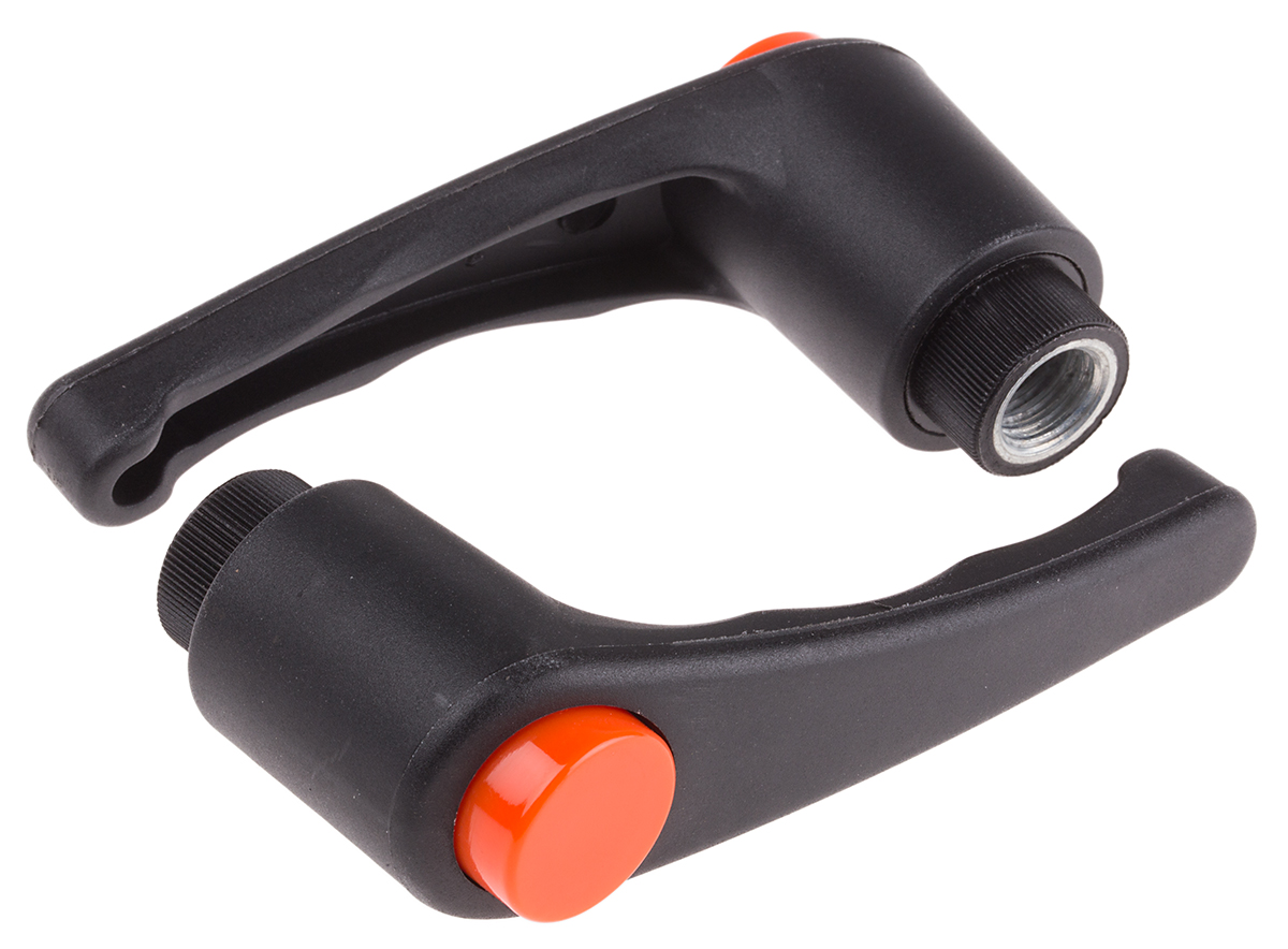 RS PRO Steel Clamping Lever, M12 x 18 mm