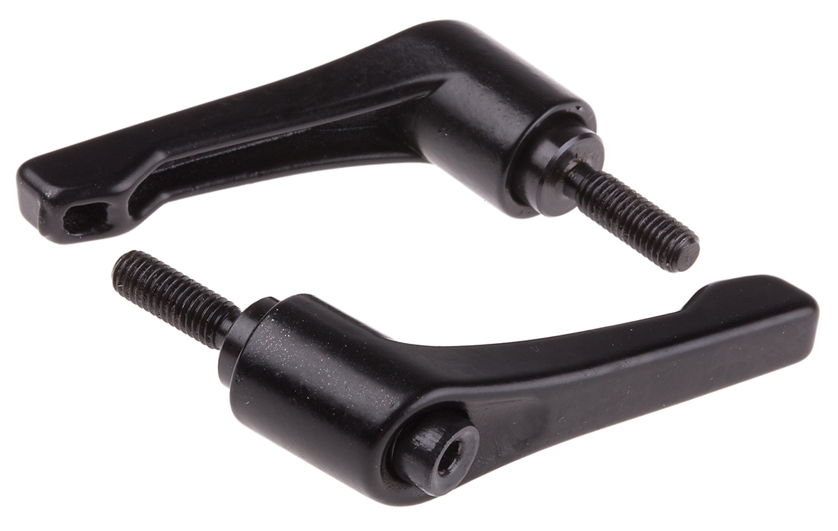 RS PRO Steel Clamping Lever, M5 x 16 mm
