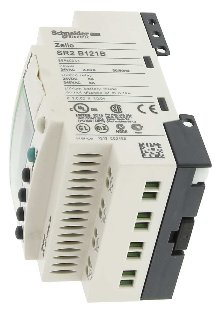 479-6070 Schneider Electric Zelio Logic Series Logic Module, Relay Output, 8-Input, Discrete Input