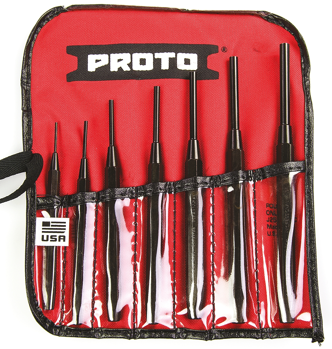 Stanley 7-Piece Punch Set, Pin Punch, 3.18mm Shank