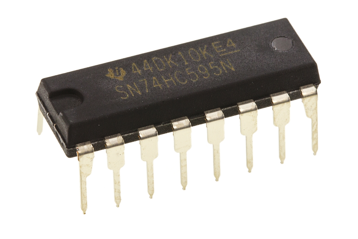sn74hc595n Texas Instruments 8 Through Hole Binary Shift Register HC 16 PDIP