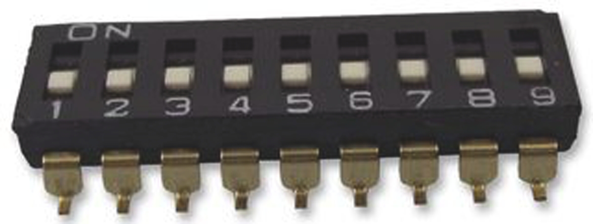 Omron 9 Way Surface Mount DIP Switch 9P