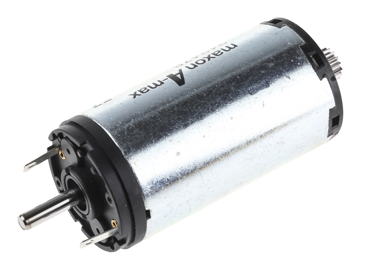 242478 Maxon Brushed DC Motor, 15 W, 24 V dc, 3.67 Ncm, 5860 rpm, 4mm Shaft Diameter