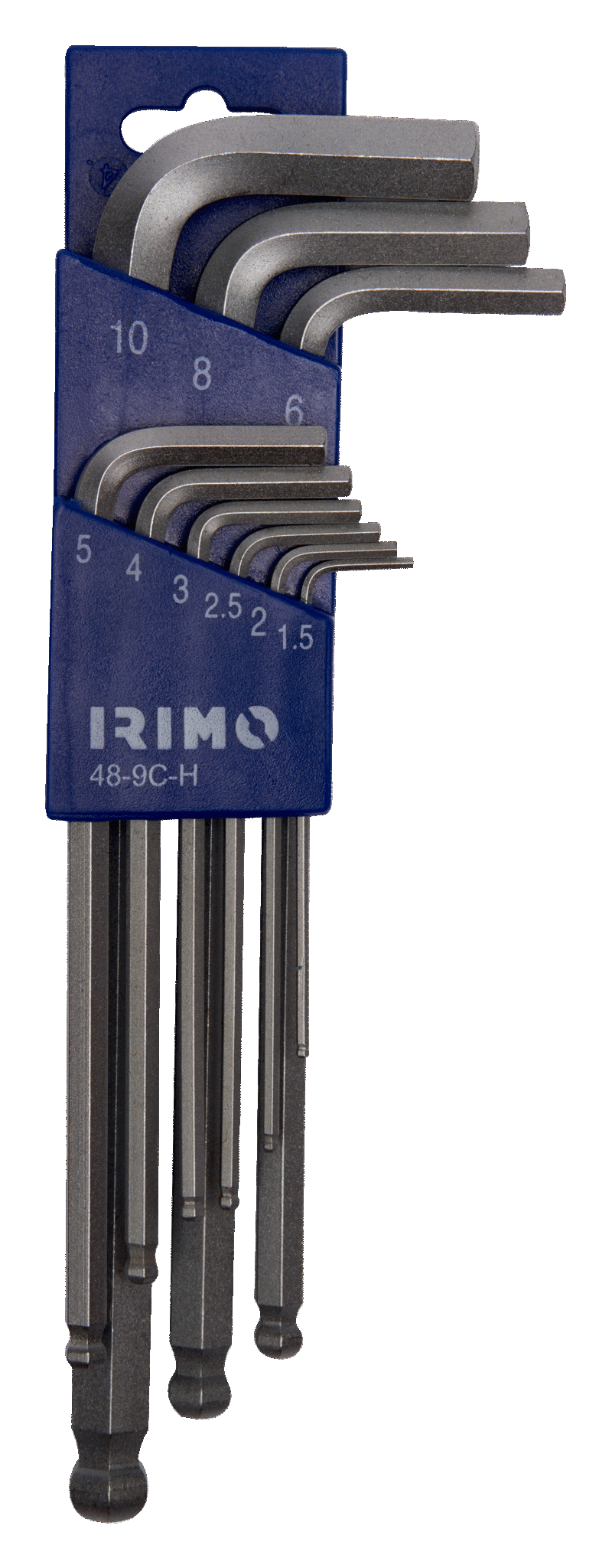 IRIMO 9 piece L Metric Hex Key Set, Hex size 8 mm