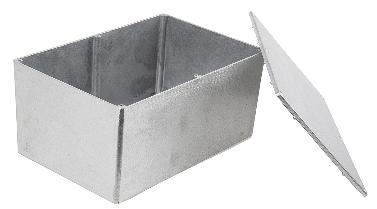 480-0080 Deltron 480 Series Die Cast Aluminium Enclosure, IP68 106.7 mm, 222.3 mm, 146 mm