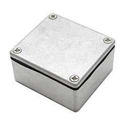 Deltron 480 Series Black, Blue, Grey Aluminium Enclosure, IP68 30 mm, 61 mm, 56 mm