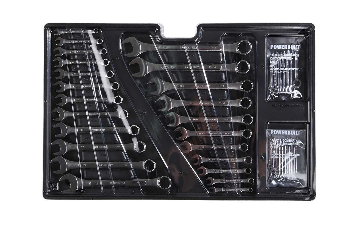 480-6903 RS PRO 43-Piece Spanner Set, 3/16 to 11/32 in, 4 to 21 mm, Carbon Steel