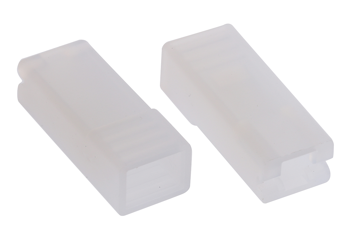 JST, 48 Nylon Crimp Terminal Housing, 4.8 in Tab Size, Natural