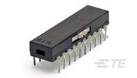 TE Connectivity Surface Mount Slide Switch Four Pole Double Throw 300mA Flush