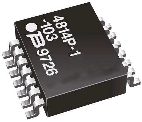 Bourns, 4800P 10 kΩ 2 % ISOL Resistor Array, 7 Resistors, 1.12 W total, SOM, Surface Mount