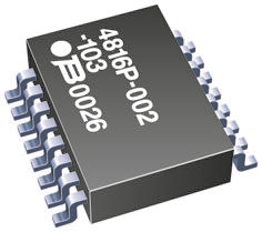Bourns, 4800P 680 Ω 2 % ISOL Resistor Array, 8 Resistors, 1.28 W total, SOM, Surface Mount