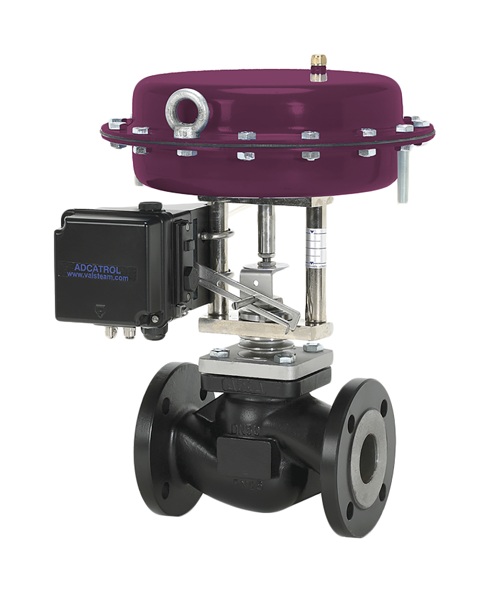 Valsteam ADCA Globe type Pneumatic Actuated Valve, 40 bar, EN1092-1/-2 DN15 to DN100