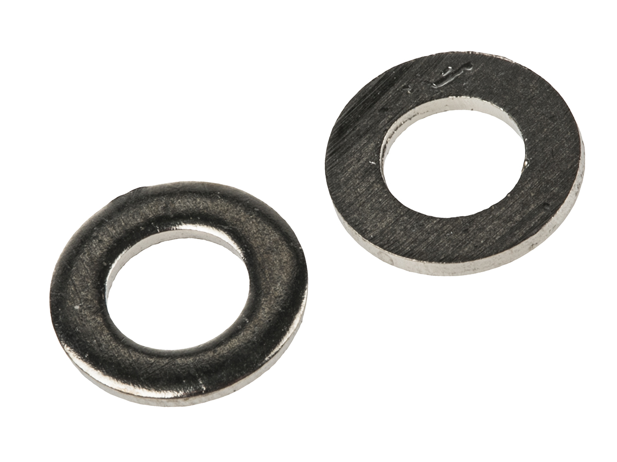 RS PRO Brass Nickel Plated Washers, M12, DIN 125A
