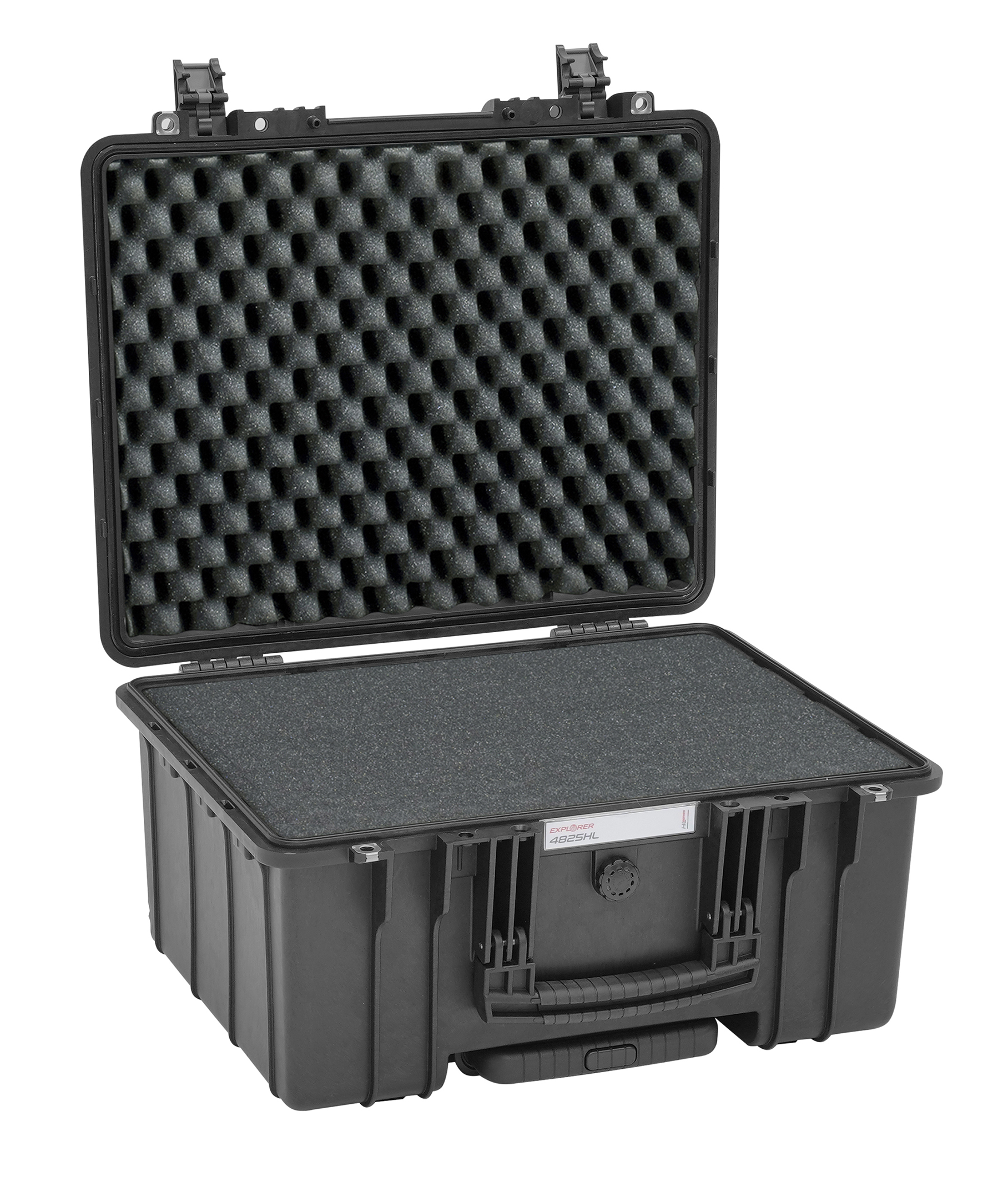 Explorer Cases 4825HL.B Waterproof Watertight Transit Case Wheeled, 440 mm 520 mm 276 mm