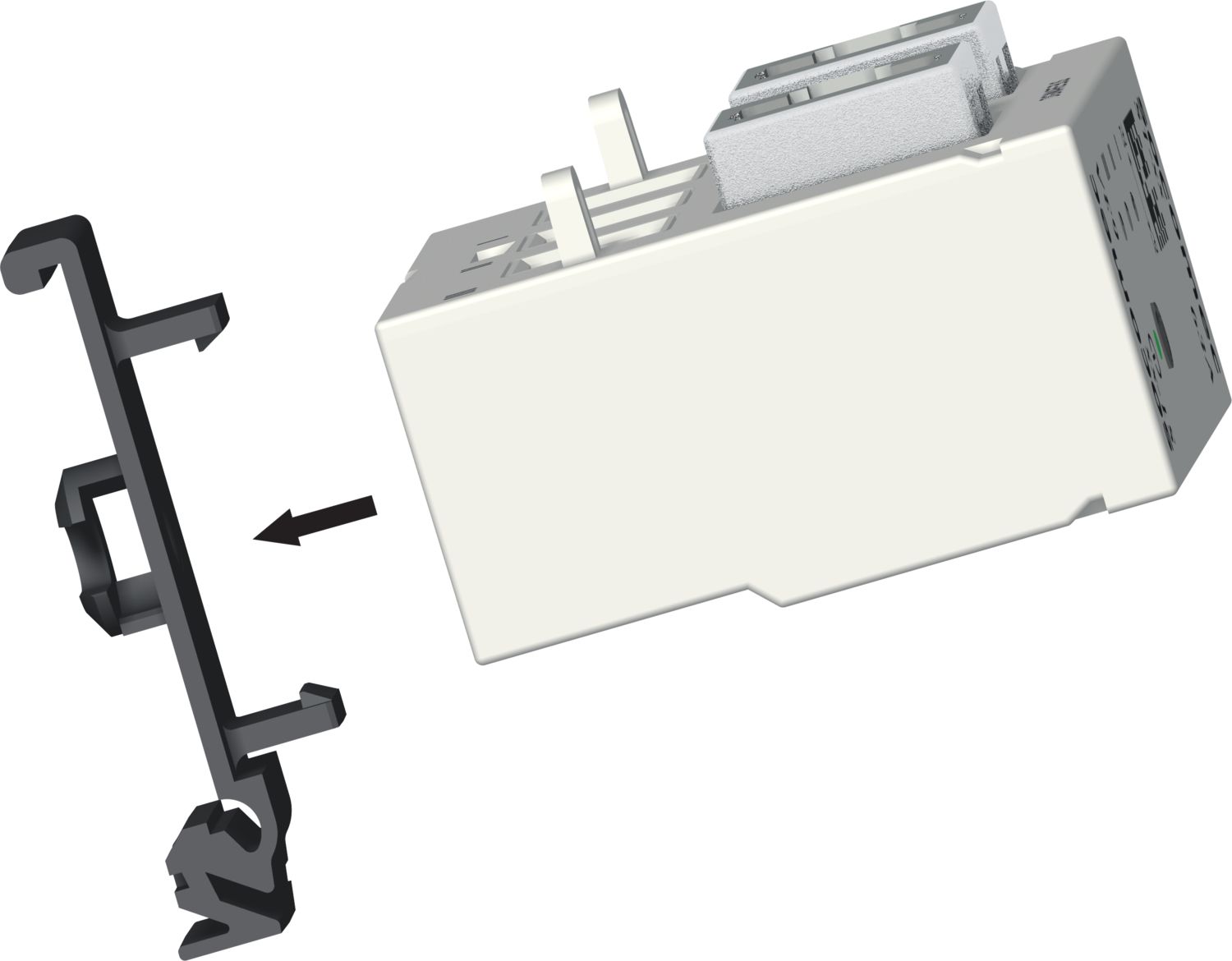 Socomec DIN Rail Mounting Clip For Use With  DIRIS Digiware S