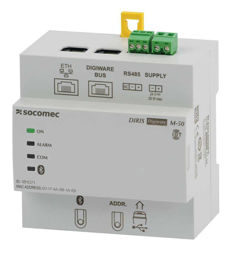 Socomec Serial Device Server 2, 100 Mbps Baud Rate