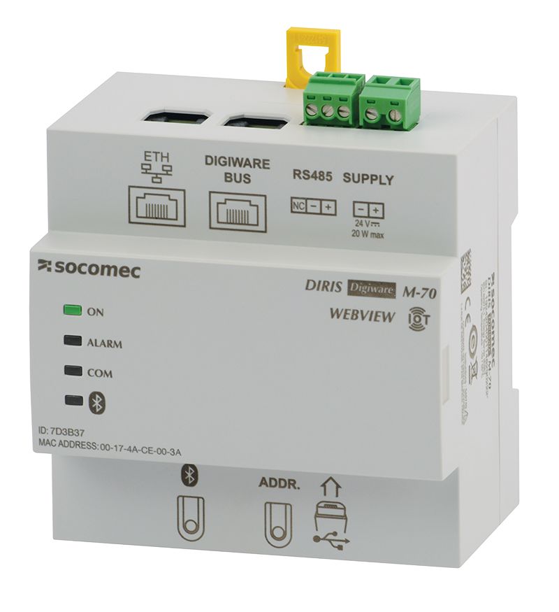 Socomec Serial Device Server 3, 115.2 kbps Baud Rate