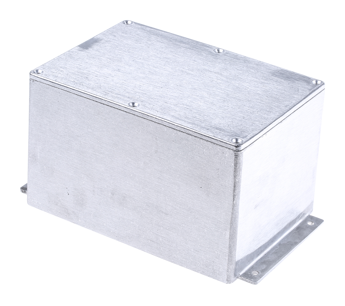 Deltron 483 Series Silver Die Cast Aluminium Enclosure, IP66, IP67, IP68 Flanged 106.7 mm, 202 mm, 120.8 mm