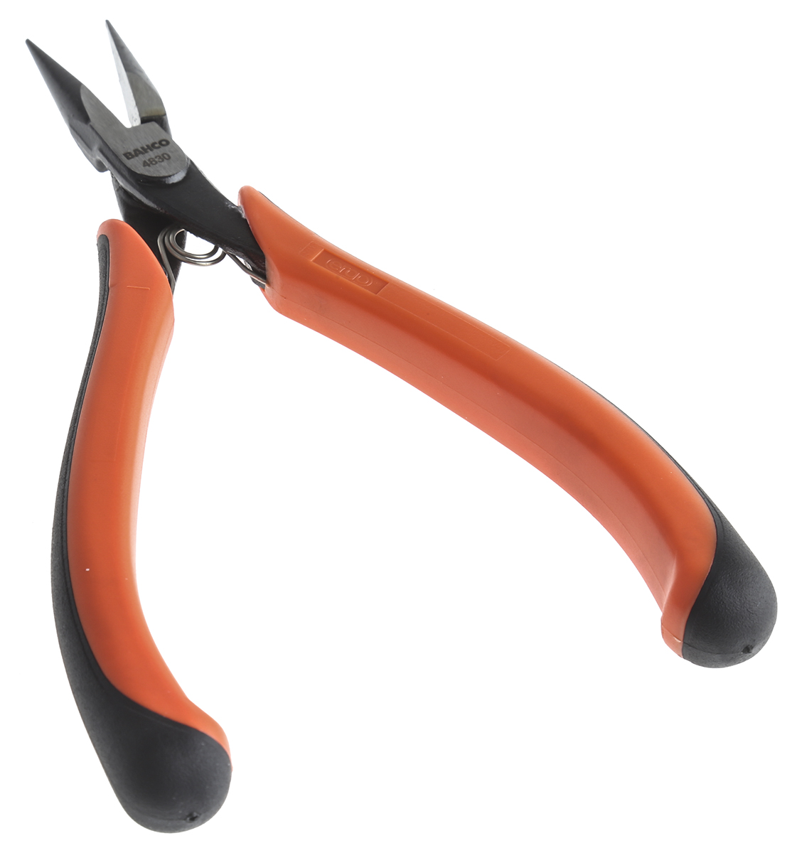 4830 Bahco 1-Piece Long Nose Plier Smooth, 135 mm Overall, 25mm Jaw