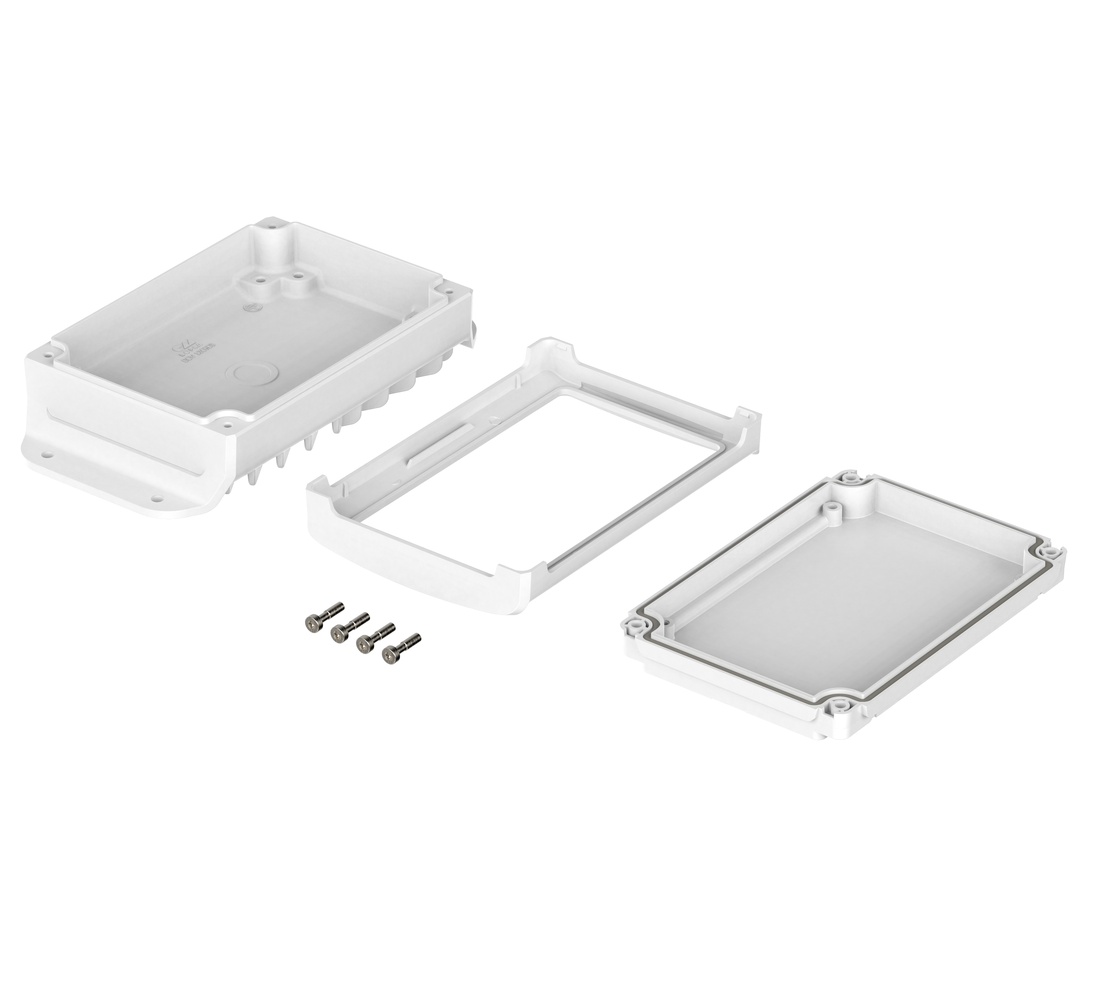 48312233hmt2 Bopla BoVersa Series White Polycarbonate General Purpose Enclosure, IP68, IP66 88 mm, 162 mm, 45.5 mm