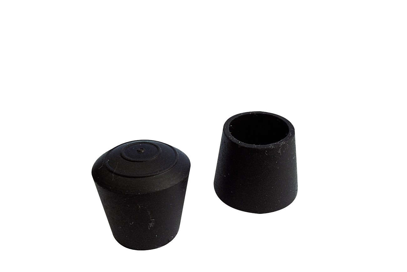 Guitel Hervieu Black Rubber Round Tube Strut Profile, 43 x 40 x 32 mm Groove