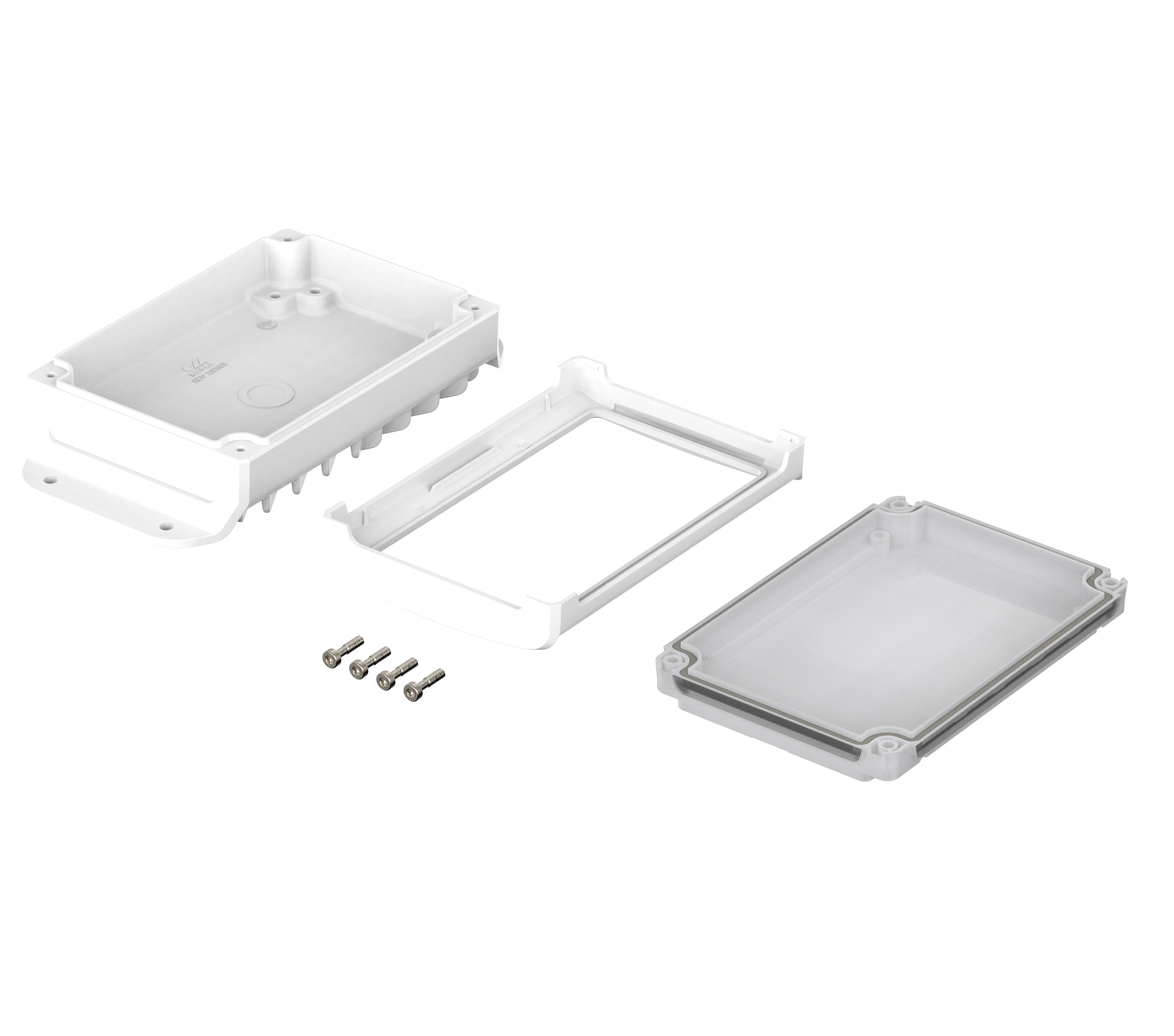 48332231hmt2 Bopla BoVersa Series White Polycarbonate General Purpose Enclosure, IP68, IP66 88 mm, 162 mm, 45.5 mm