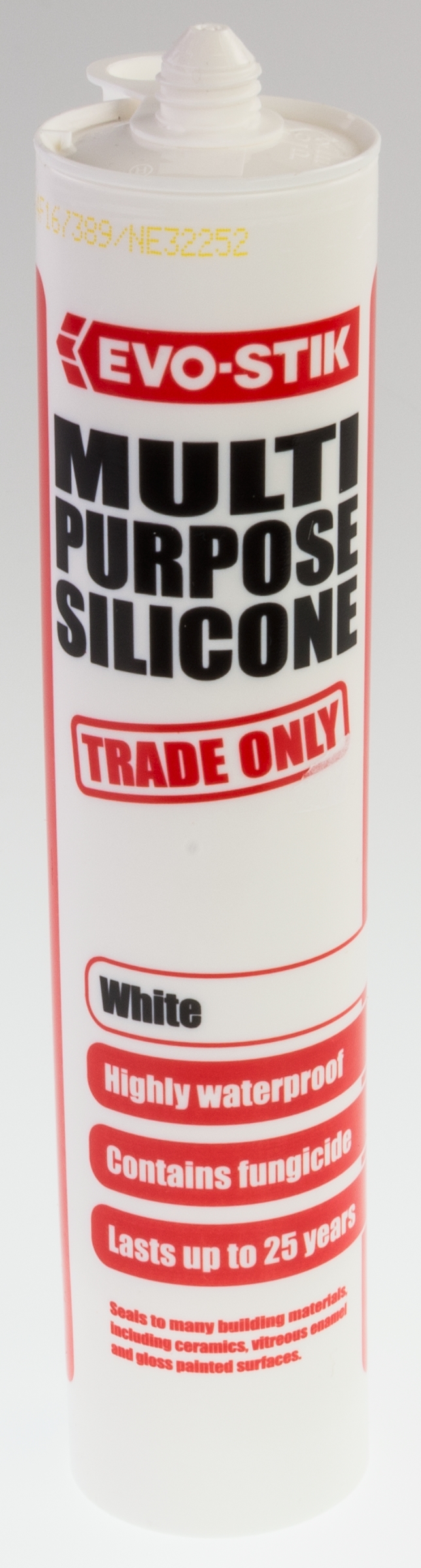 Evo-Stik EVO-STIK MULTI-PURPOSE SILICONE SEALANT WHITE White Sealant Paste 310 ml Cartridge
