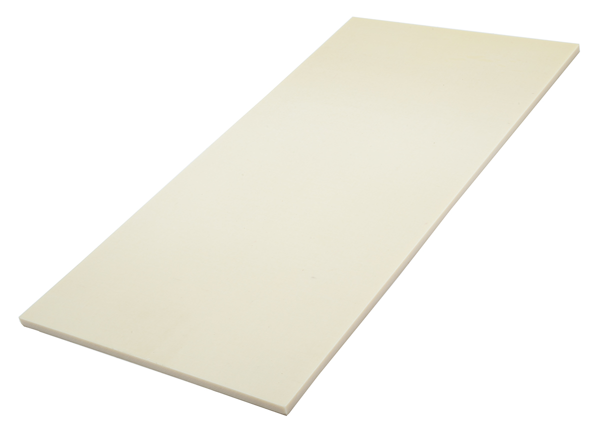 Tufnol Beige Synthetic Resin Bonded Fabric Plastic Sheet, 590 mm x 285mm x 10 mm, Phenolic Resin, Weave Cotton