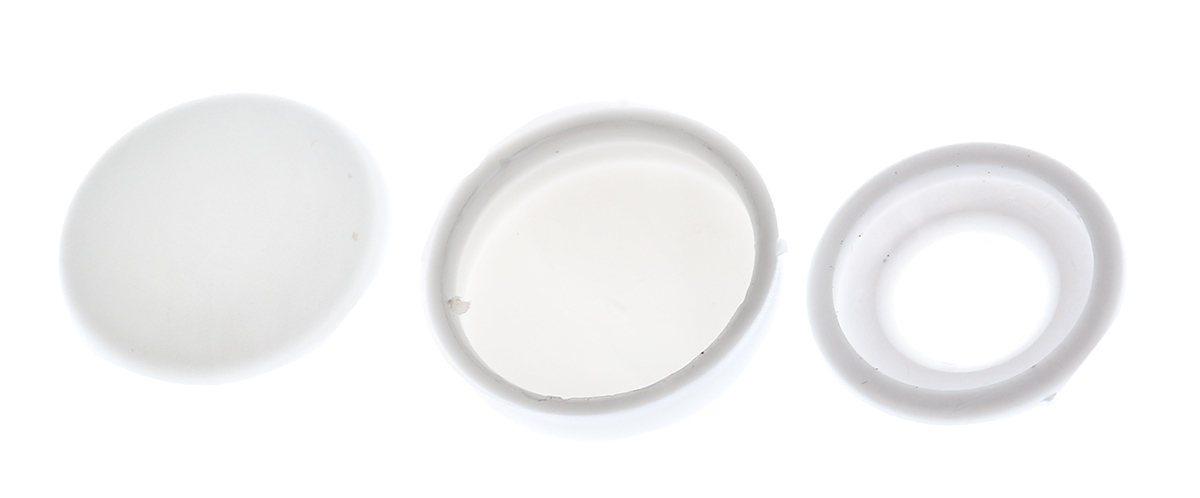 RS PRO 50 piece Polypropylene Dome Cap & Cup Washer Kit