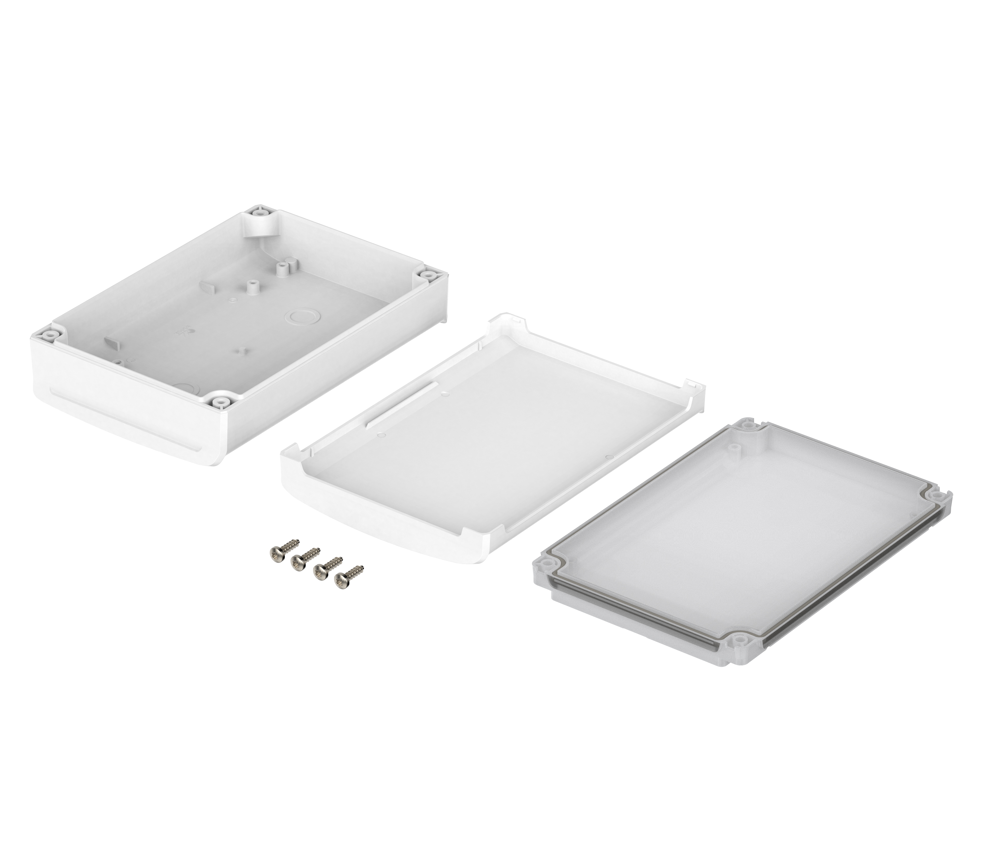 48434331hmt1 Bopla BoVersa Series White Polycarbonate General Purpose Enclosure, IP68, IP66 120 mm, 180 mm, 52 mm