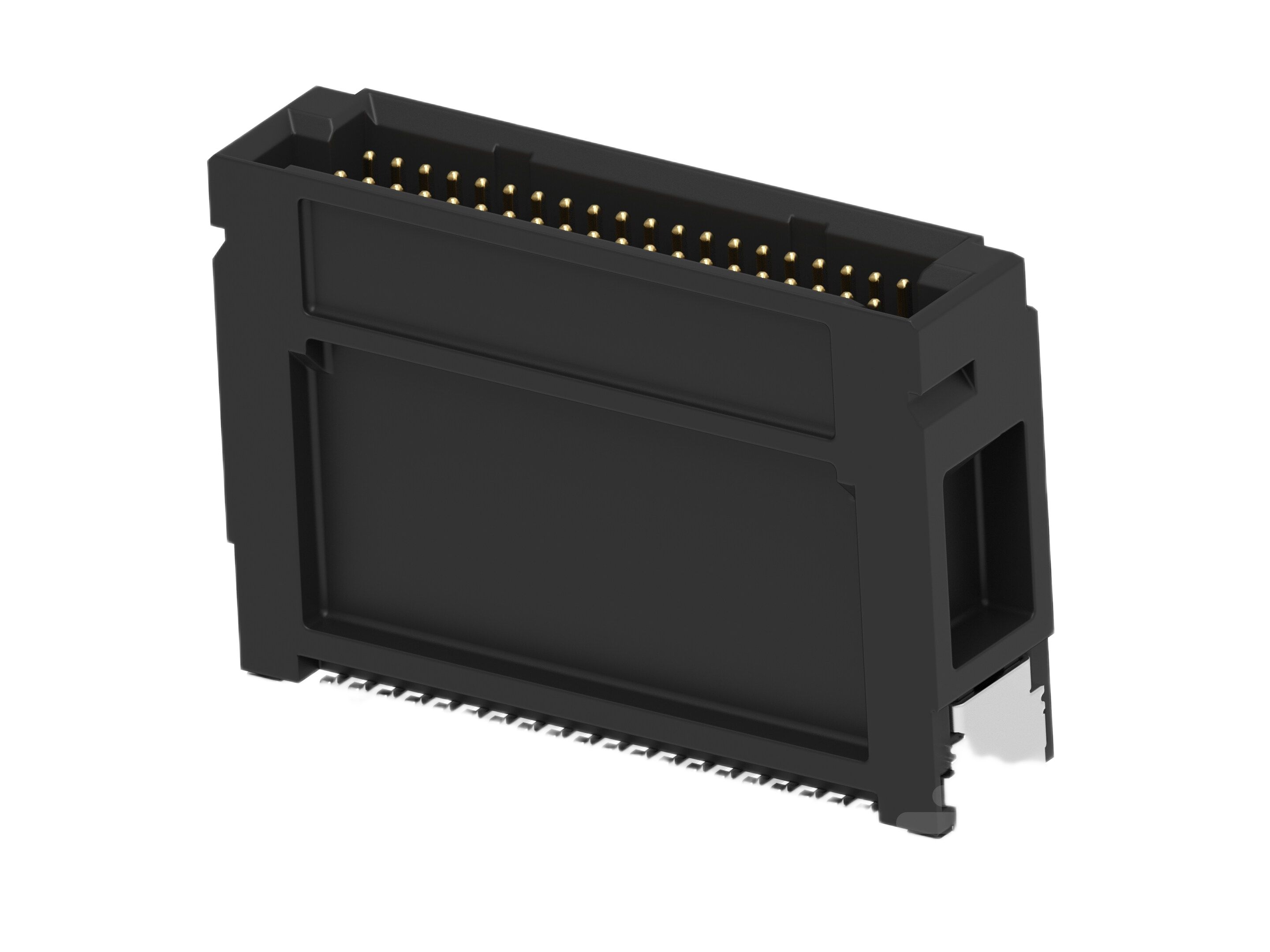 ERNI ERNI MicroCon Series Vertical Surface PCB Header, 40 Contact(s), 0.8 mm Pitch, 2 Row, Shrouded