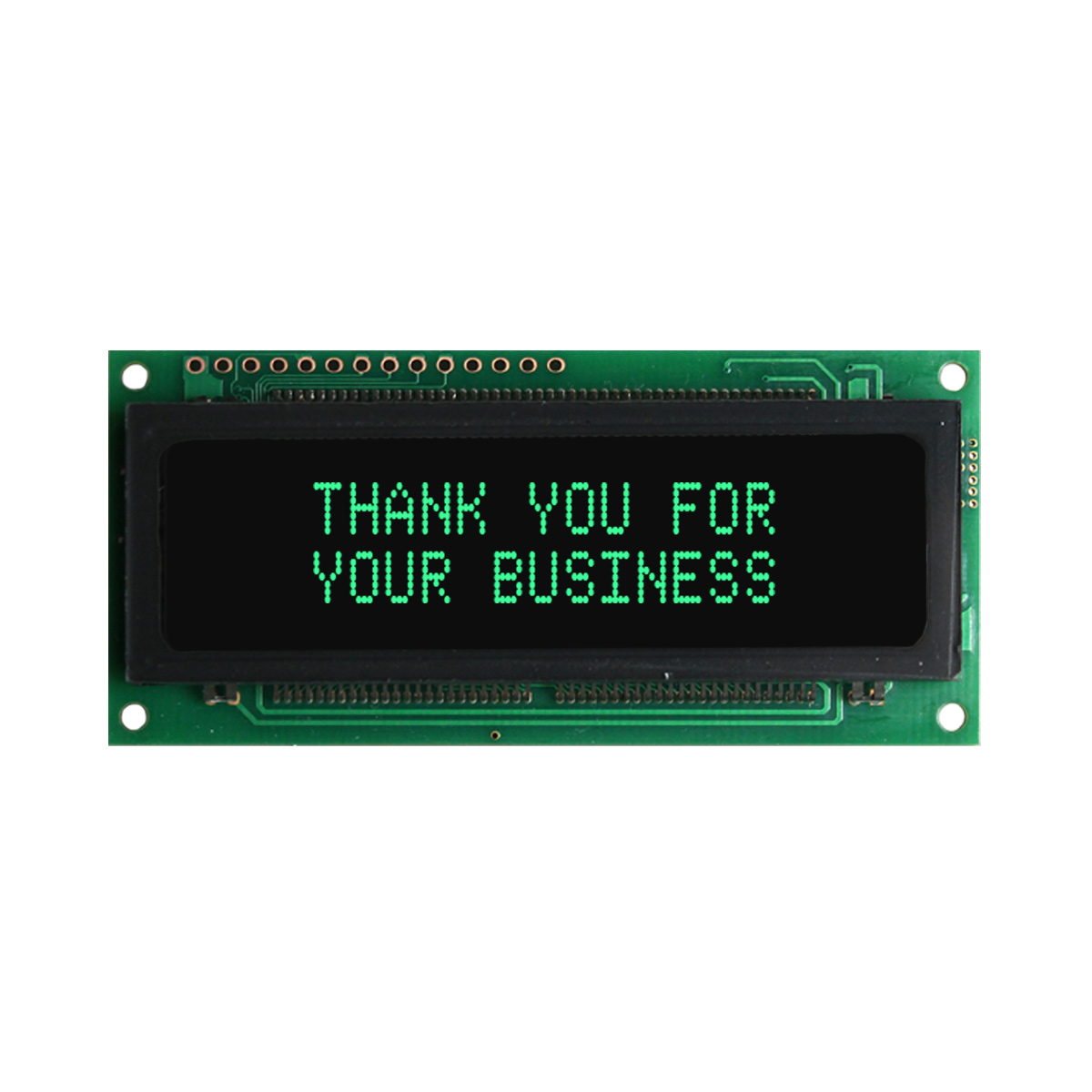 NEWHAVEN DISPLAY INTERNATIONAL M0216SD-162SDAR2-1 VFD Display 5 x 8 Dot Matrix 2 Rows x 16 Char. ASCII, Japanese