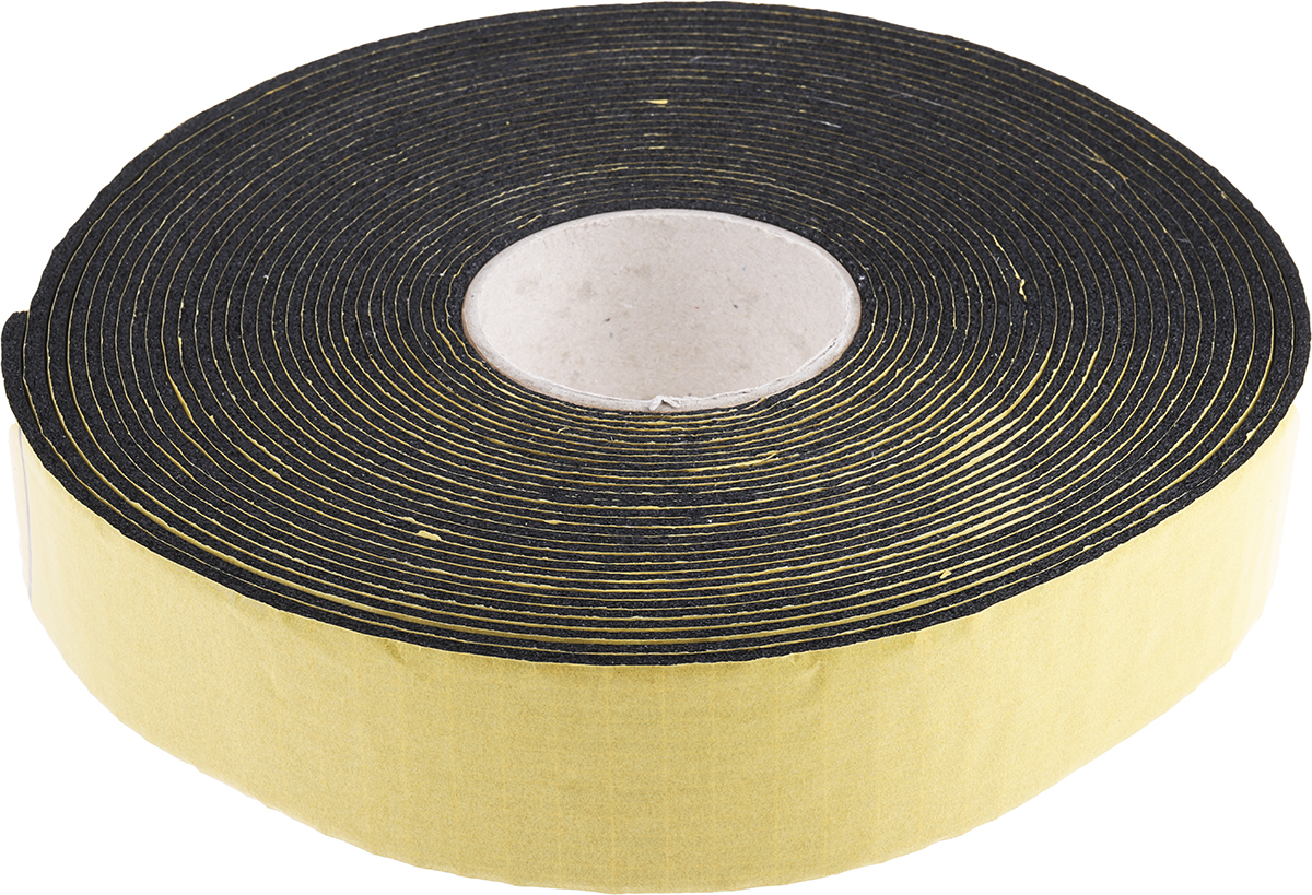 486-069 RS PRO Nitrile Rubber (NBR) Pipe Insulation x 3 mm x 15 m