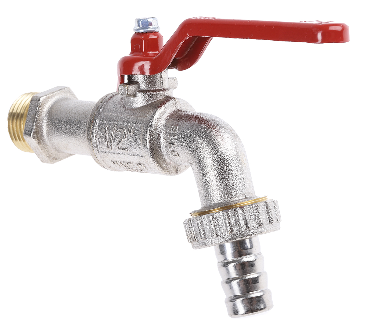 486-192 RS PRO Chrome Brass Lever Bib Tap BSP