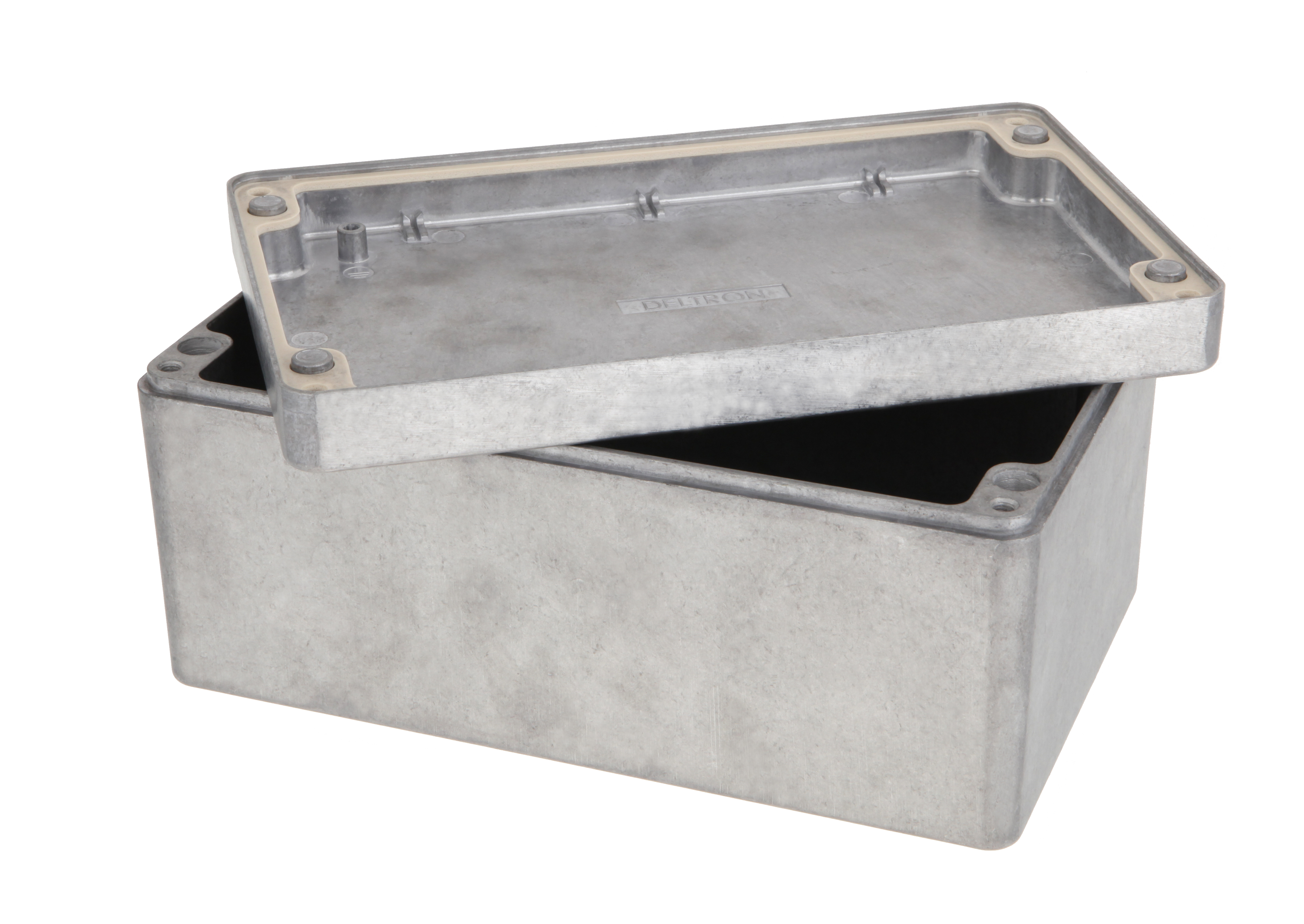 Deltron Grey Aluminium Enclosure, IP68 80 mm, 220 mm, 120 mm