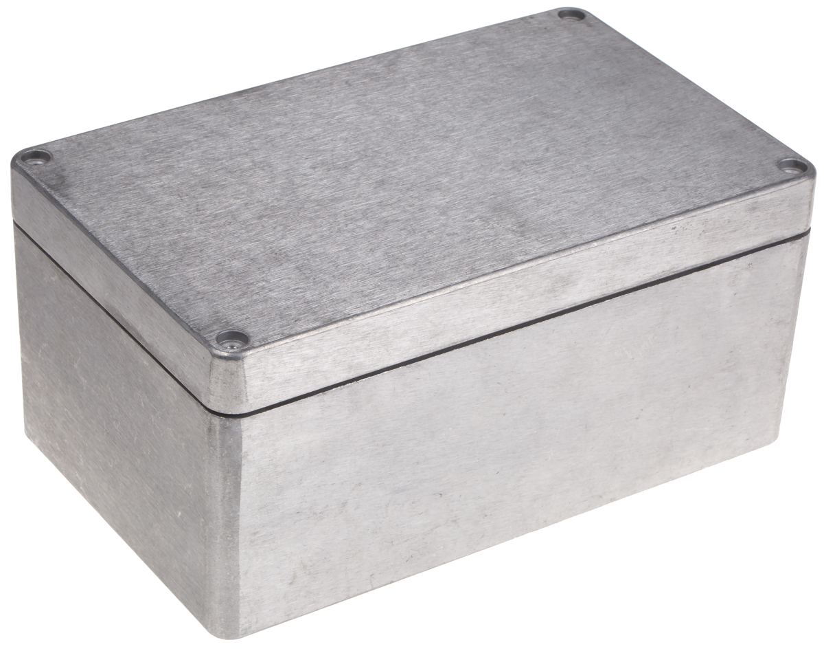 Deltron 486 Series Silver Aluminium Enclosure, IP68 120 mm, 260 mm, 160 mm