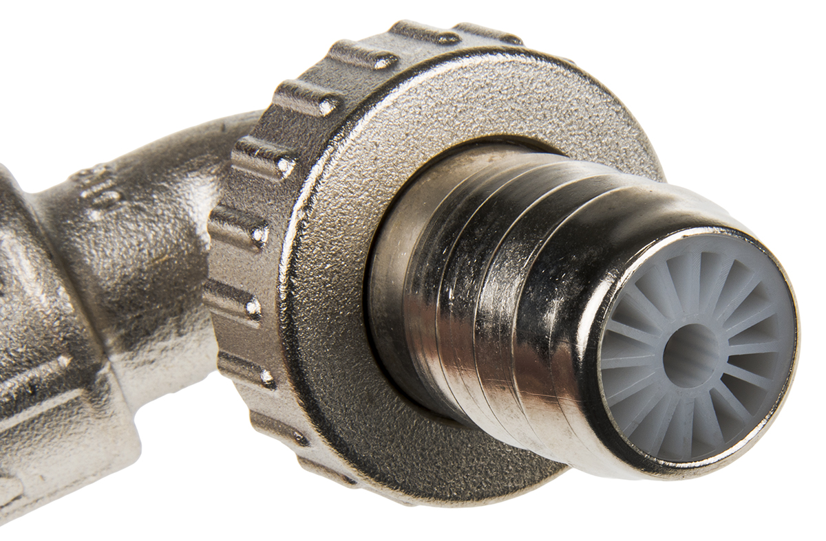 486-283 RS PRO Chrome Brass Lever Bib Tap BSP