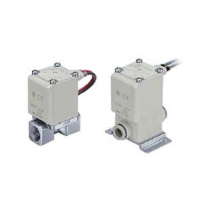 SMC Solenoid Valve VX210AZ3AA, 2 port(s) , NC, 24 V dc, 1/8in