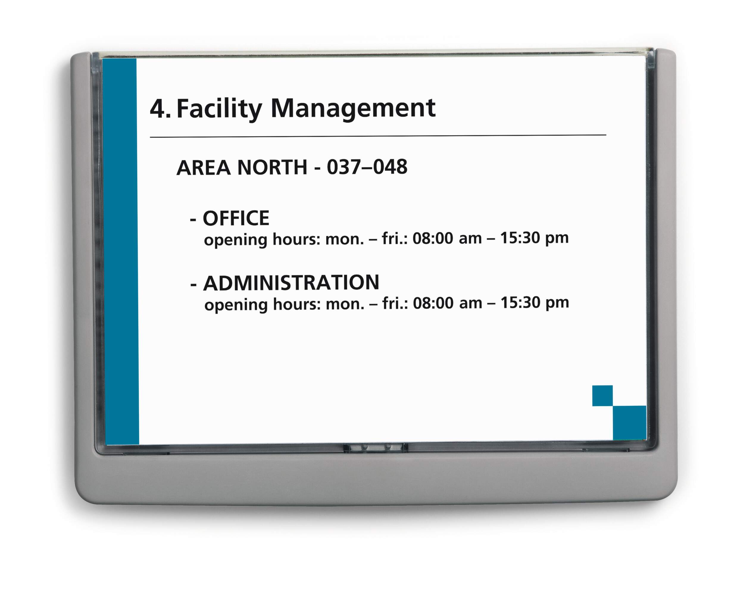 486637 Durable Grey A5 Document Display, 148.5 mm Height, 210mm Width