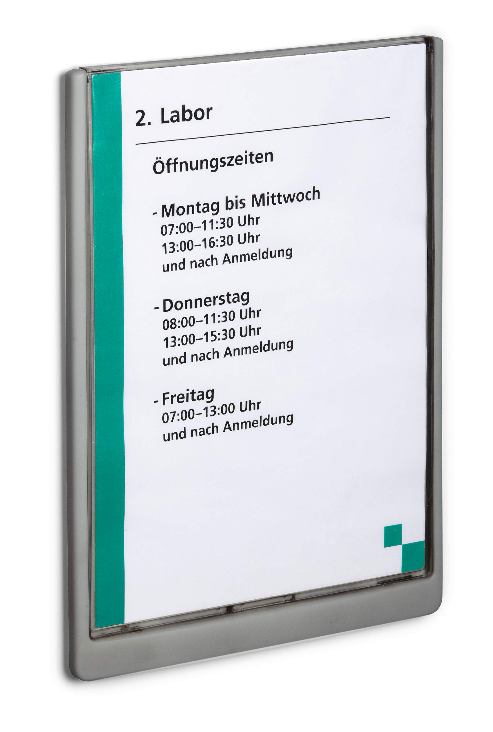 Durable Grey A4 Document Display, 327 mm Height, 233mm Width