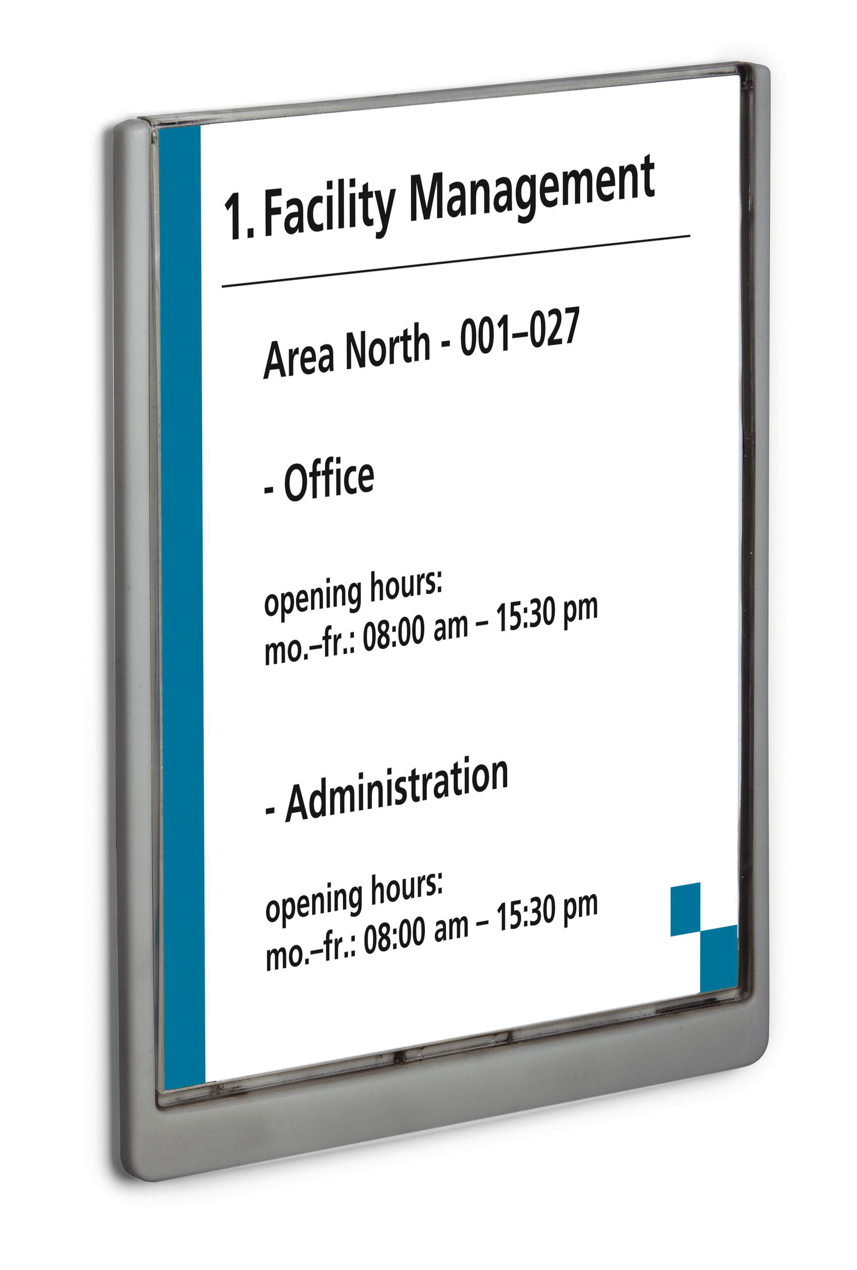 486737 Durable Grey A4 Document Display, 327 mm Height, 233mm Width