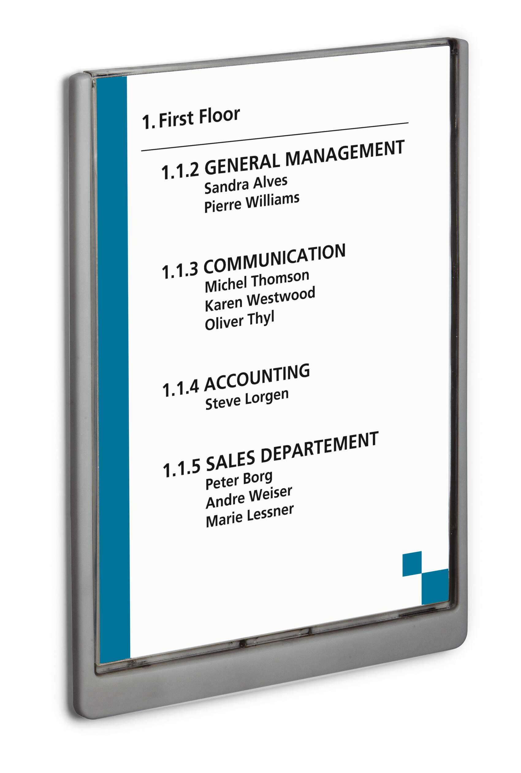 486737 Durable Grey A4 Document Display, 327 mm Height, 233mm Width