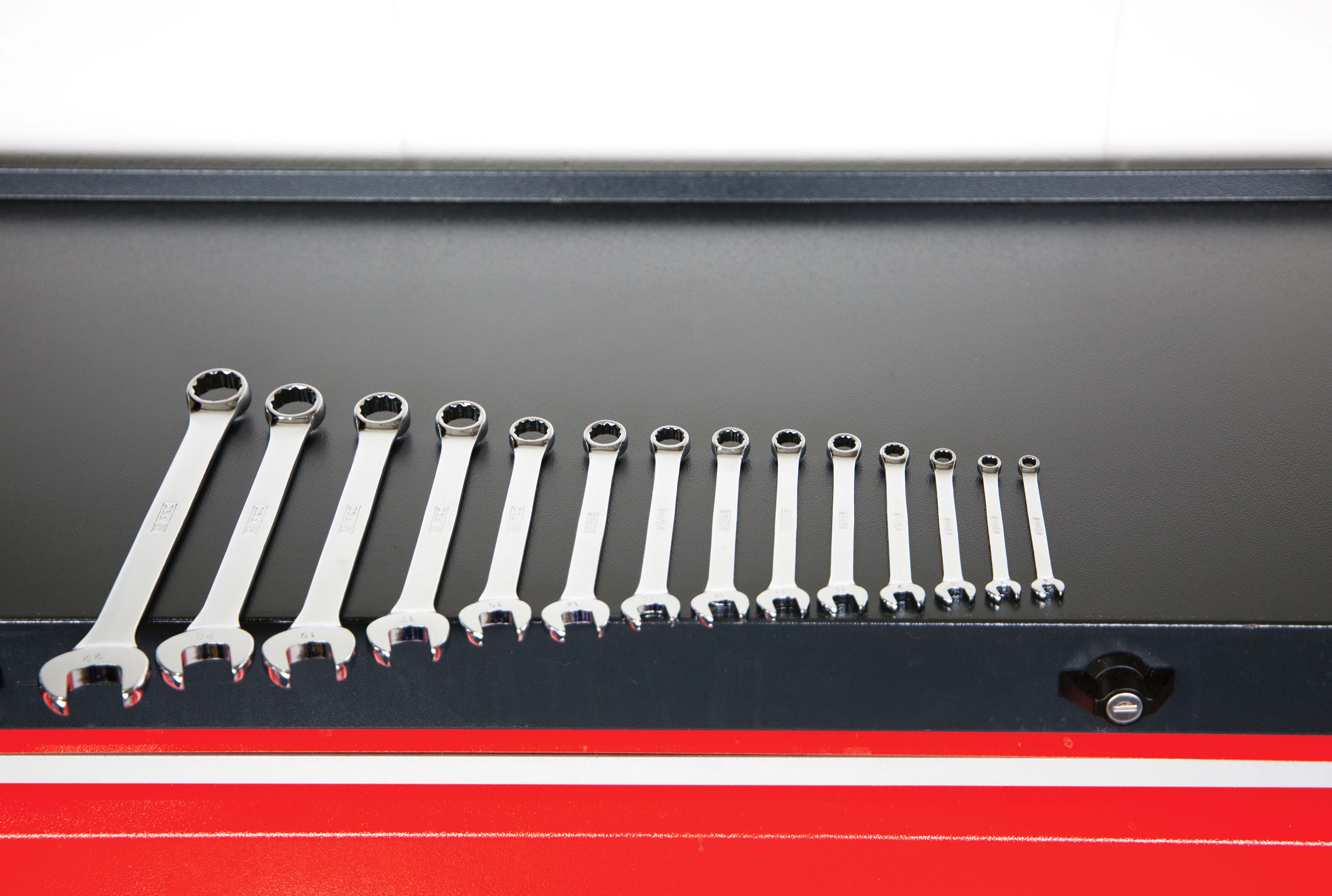487-066 RS PRO 14-Piece Spanner Set, 6 To 22 mm, Chrome Vanadium Steel