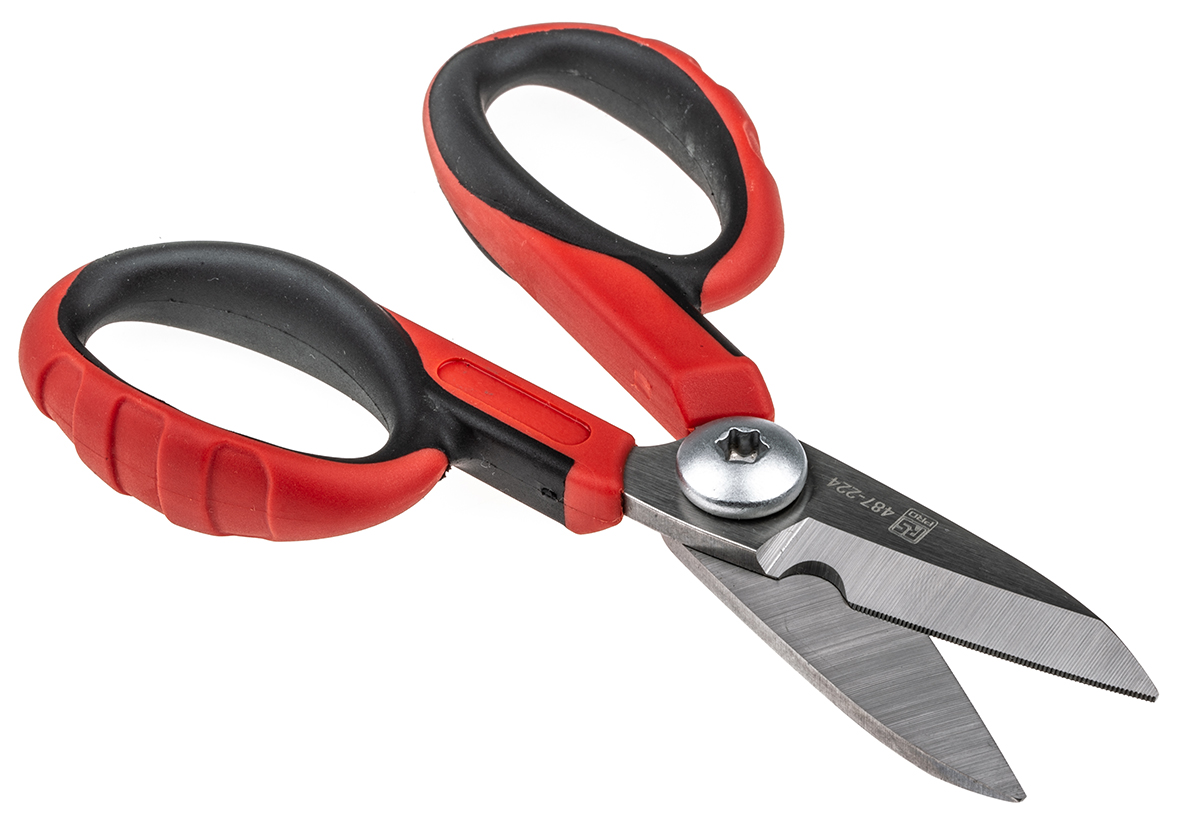 487-224 RS PRO 5.5 in Chrome Steel Electricians Cable Cutter