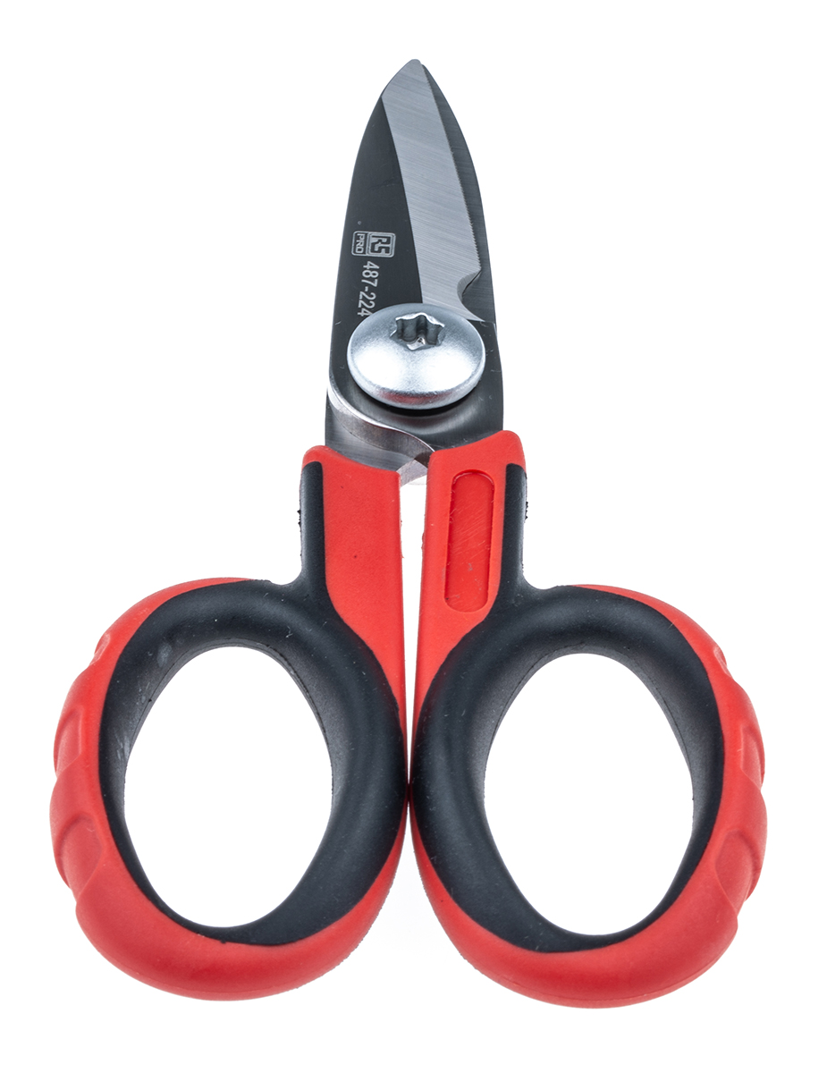 487-224 RS PRO 5.5 in Chrome Steel Electricians Cable Cutter