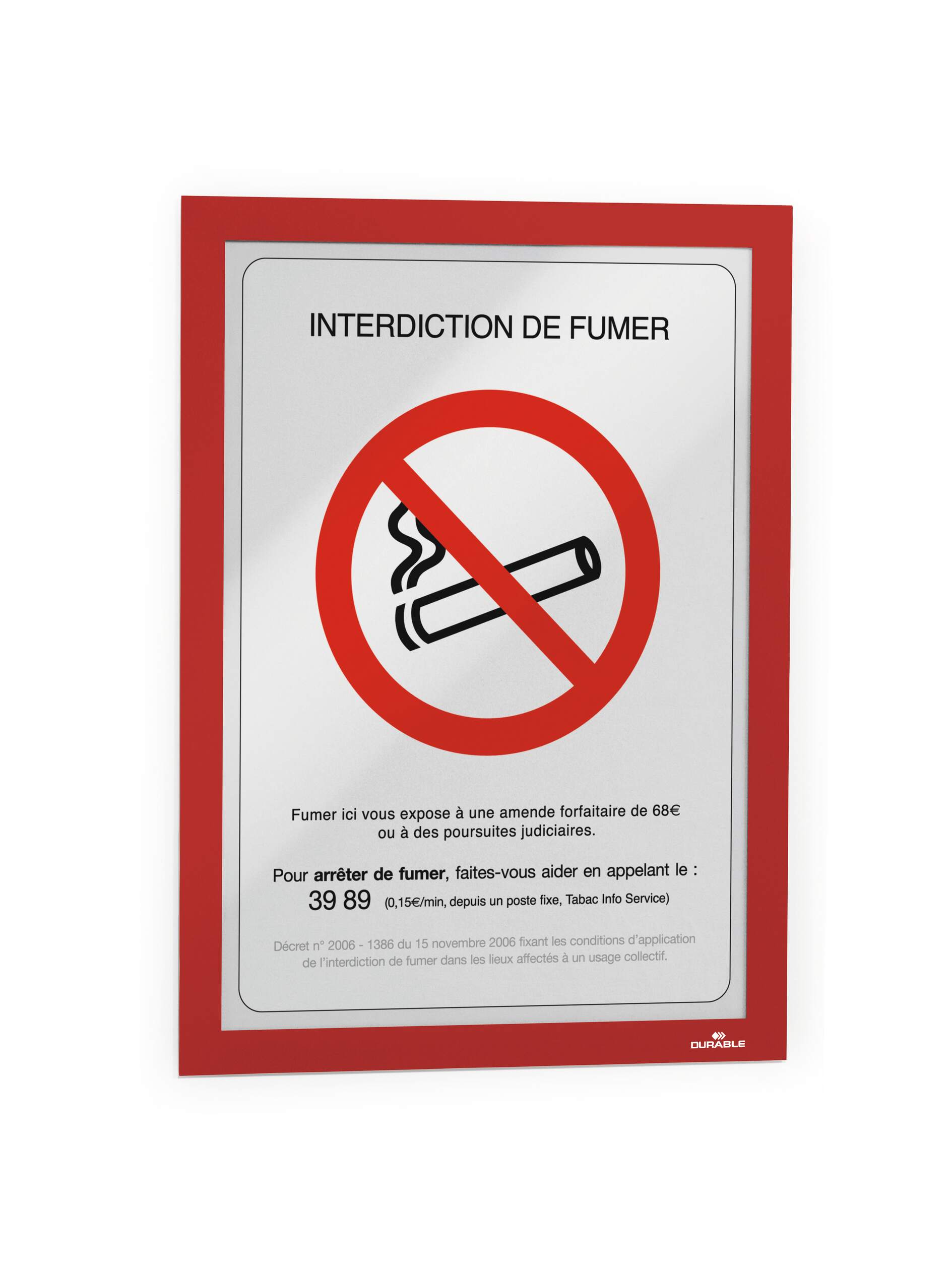 4872-03 Durable Red A4 Document Display, 323 mm Height, 236mm Width