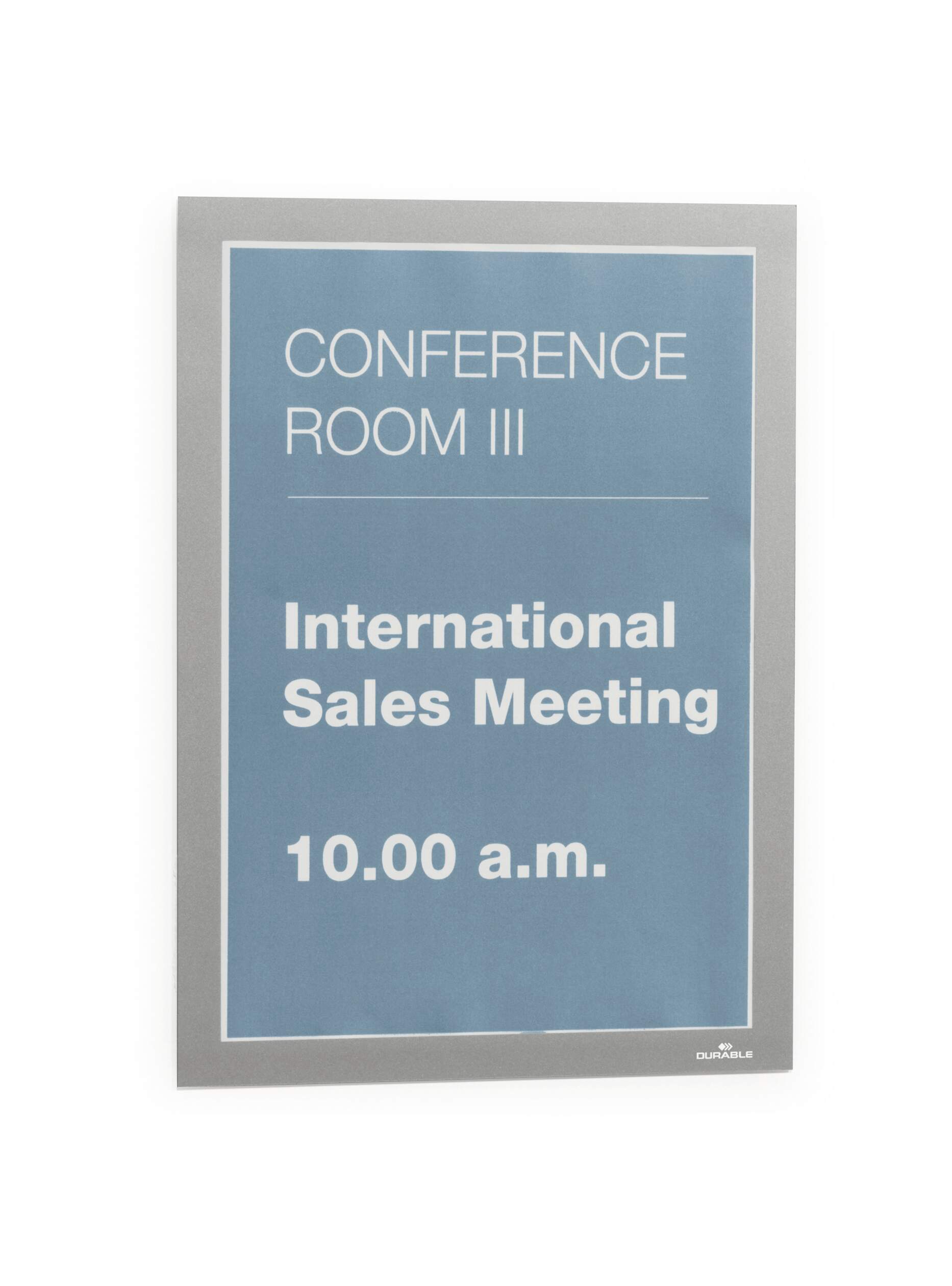 4872-23 Durable Silver A4 Document Display, 323 mm Height, 236mm Width