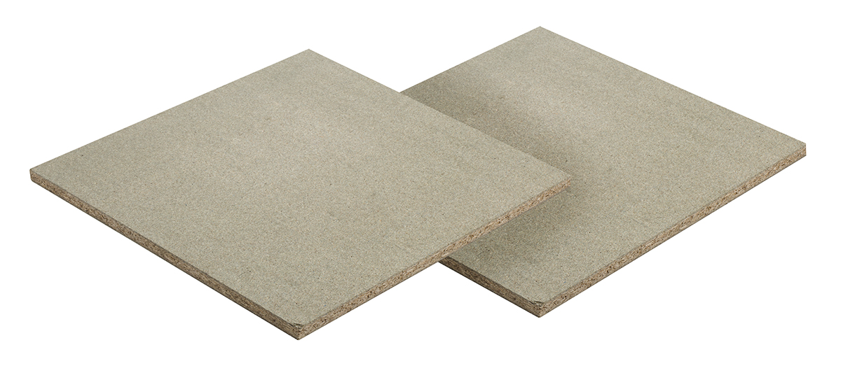 RS PRO Chipboard Grey Twinspan Chipboard Shelf, 18mm, 1200mm
