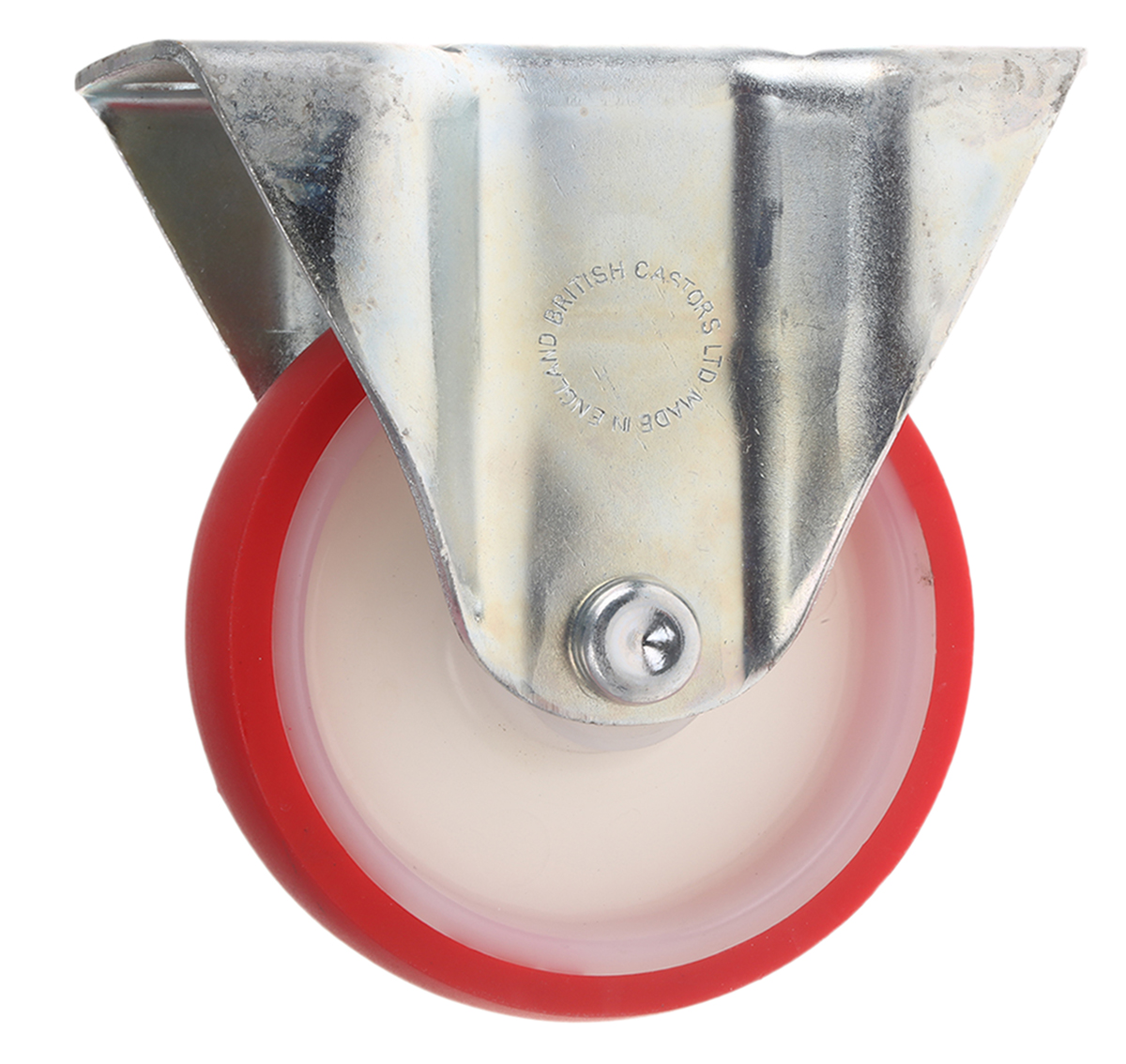 Flexello Fixed Castor, 250 kg Capacity, 100 mm Wheel, Polyurethane